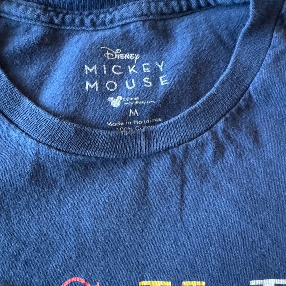 Disney Mickey Mouse Blue T-Shirt - Picture 2 of 4